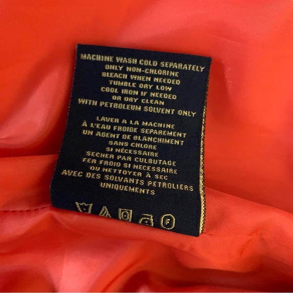 London Fog Orange Rain Jacket - Picture 9 of 15